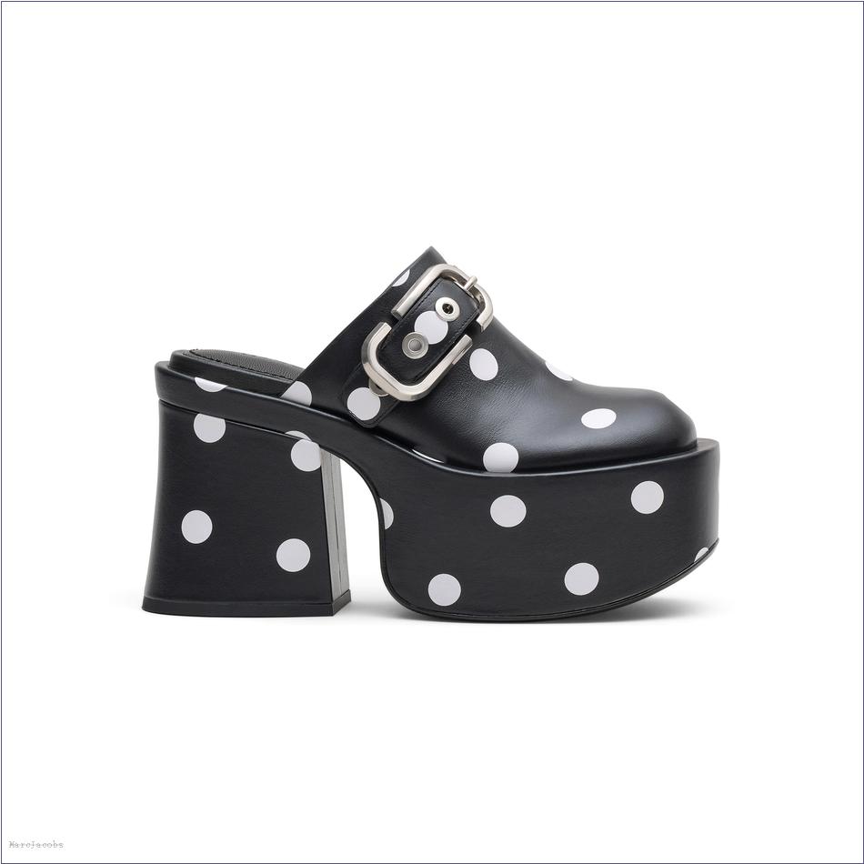  Marc Jacobs BLACK/WHITE MARCDOWN/View All Marcdown/The J Marc Spots Clog