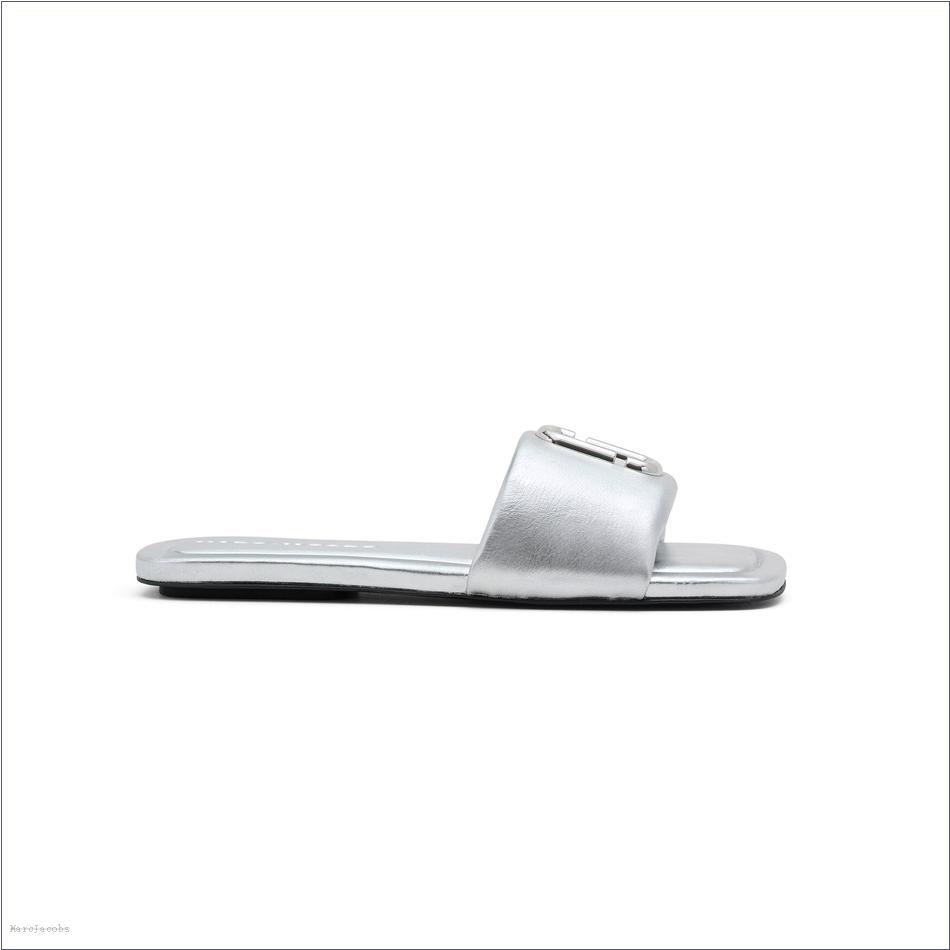  Marc Jacobs SILVER SHOES/Sandals/The J Marc Metallic Sandal