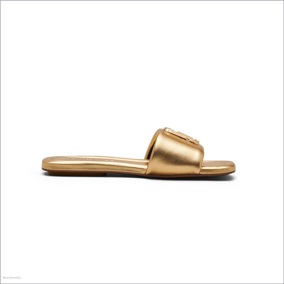  Marc Jacobs GOLD SHOES/Sandals/The J Marc Metallic Sandal