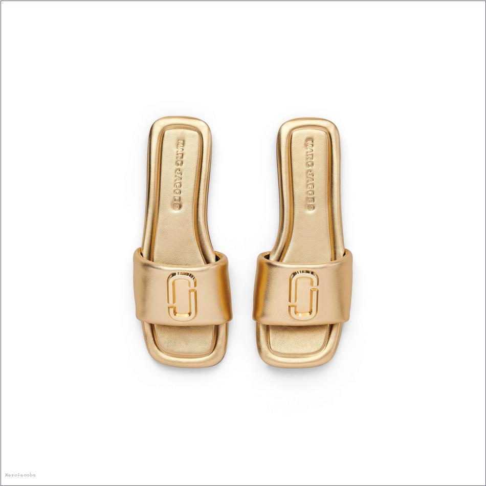  Marc Jacobs GOLD SHOES/Sandals/The J Marc Metallic Sandal