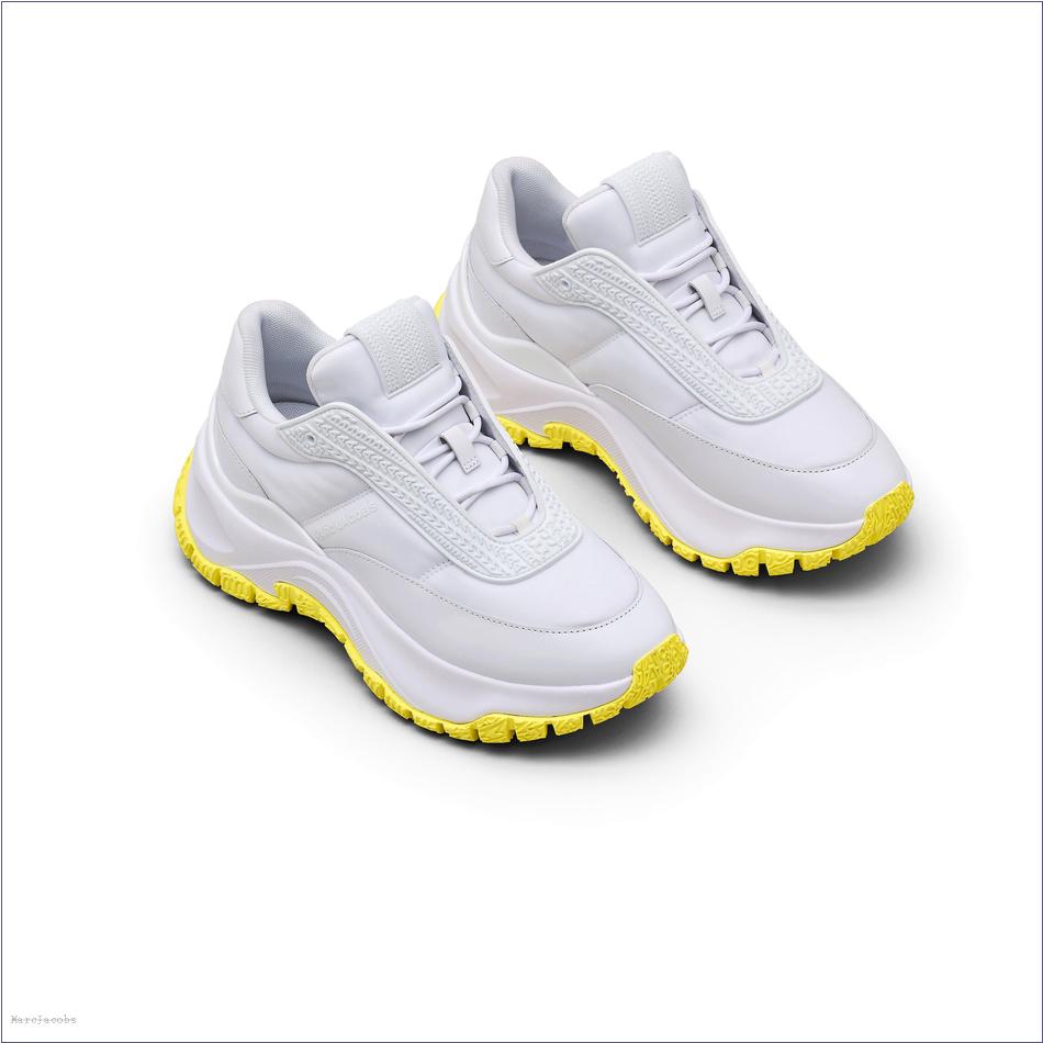  Marc Jacobs WHITE/YELLOW MARCDOWN/View All Marcdown/The Lazy Runner