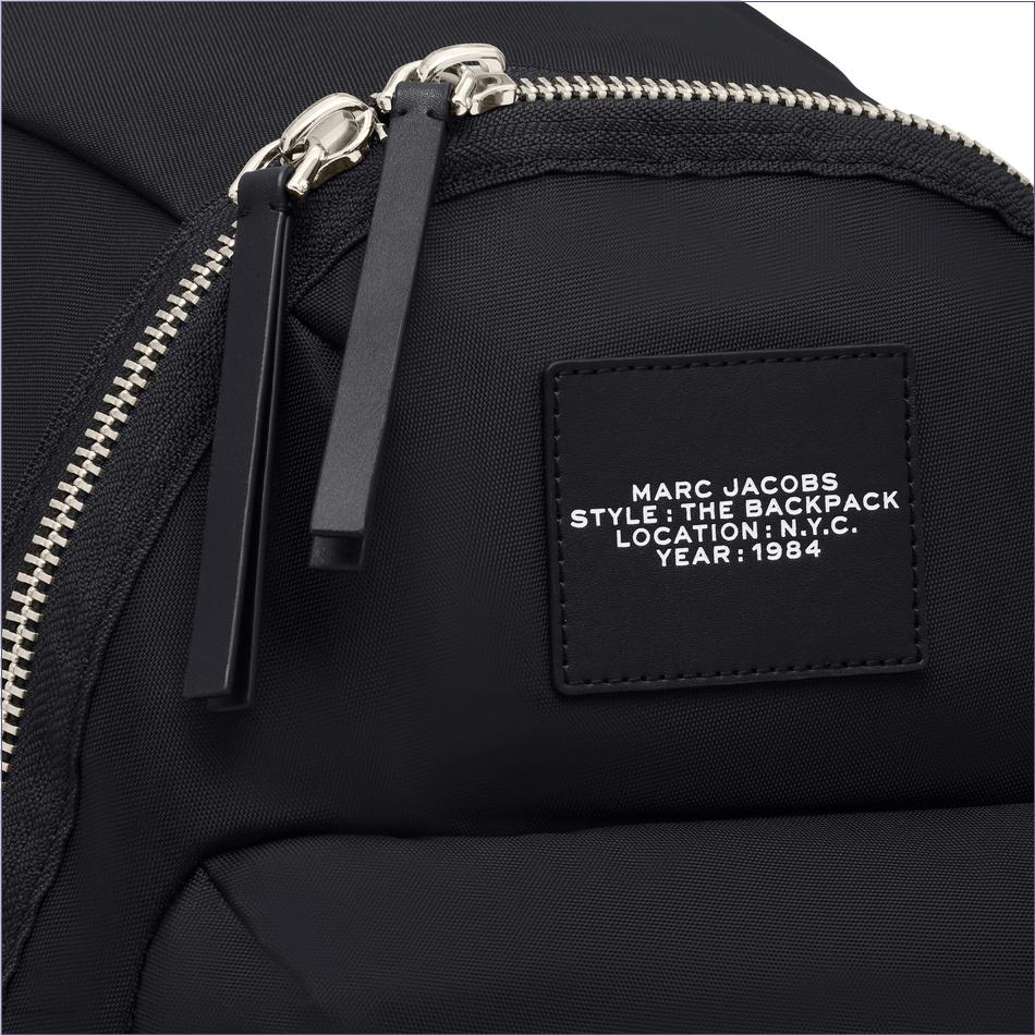  Marc Jacobs BLACK BAGS/Backpacks/The Biker Nylon Large Backpack