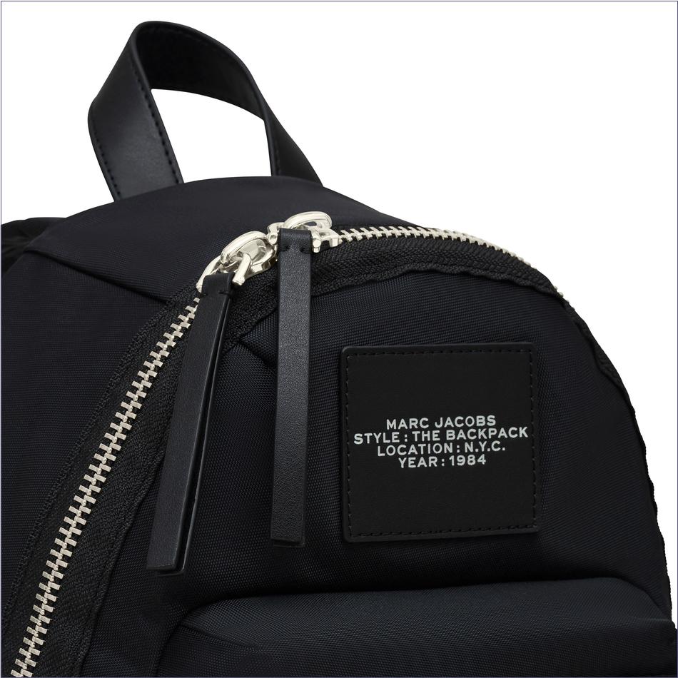  Marc Jacobs BLACK BAGS/Backpacks/The Biker Nylon Medium Backpack