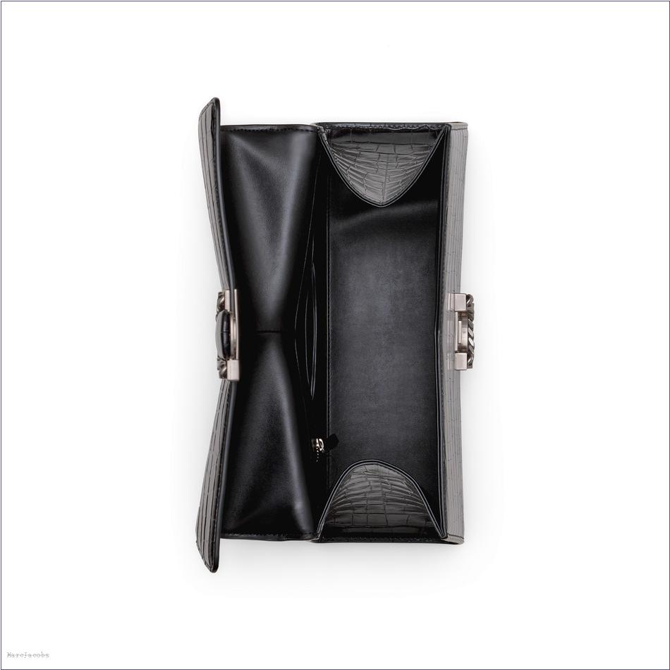  Marc Jacobs BLACK MARCDOWN/View All Marcdown/The Croc-Embossed St. Marc Large Top Handle