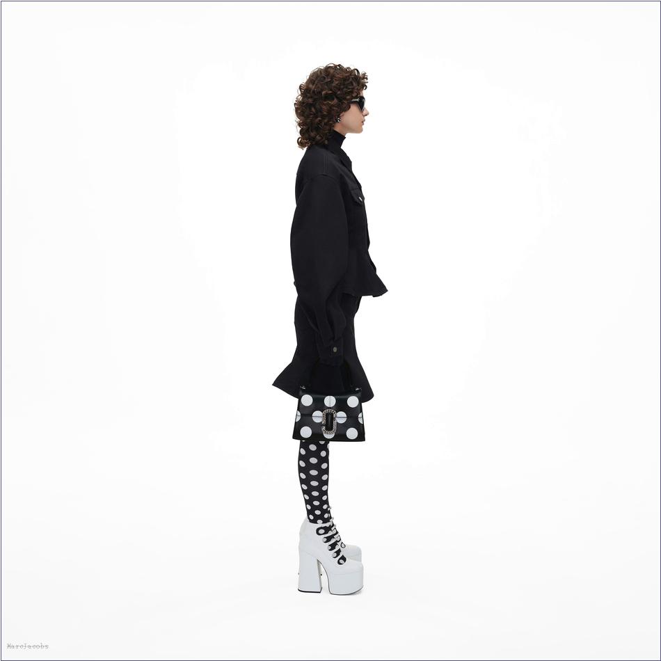  Marc Jacobs BLACK/WHITE MARCDOWN/View All Marcdown/The Spots St. Marc Top Handle