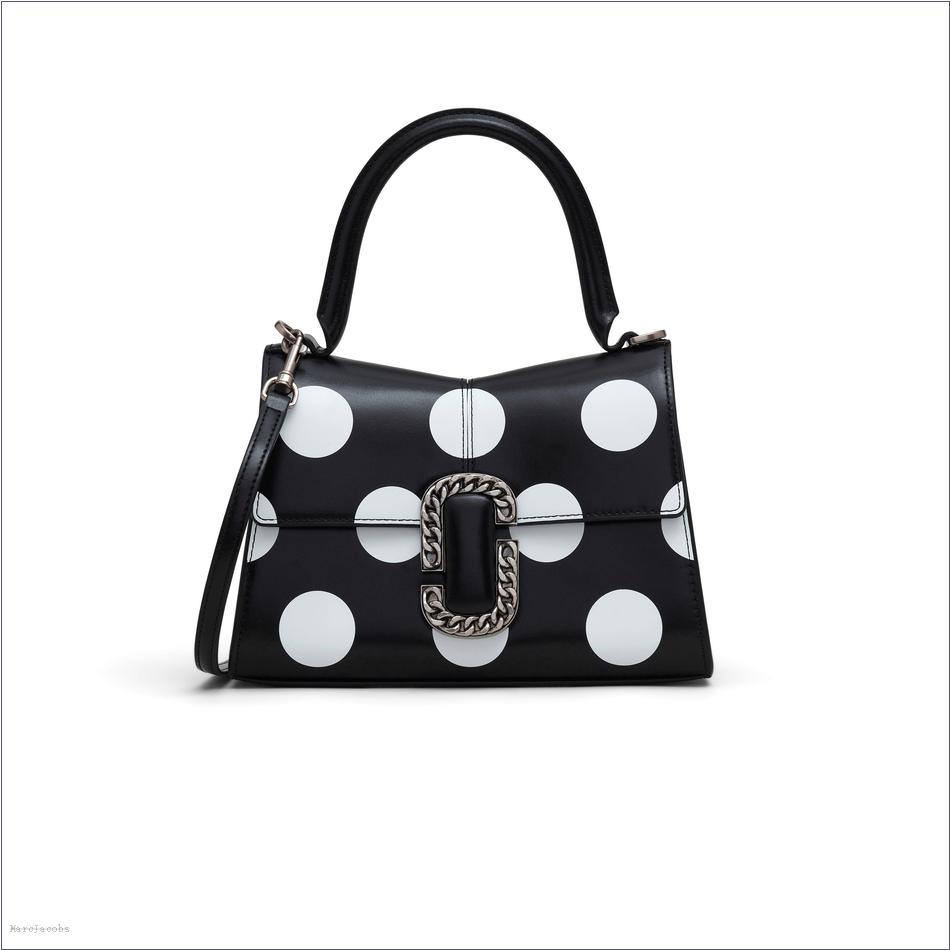  Marc Jacobs BLACK/WHITE MARCDOWN/View All Marcdown/The Spots St. Marc Top Handle