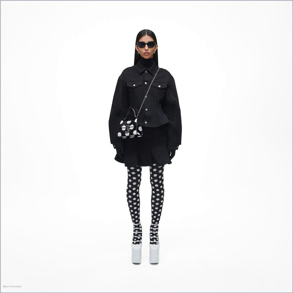  Marc Jacobs BLACK/WHITE MARCDOWN/View All Marcdown/The Spots St. Marc Mini Top Handle