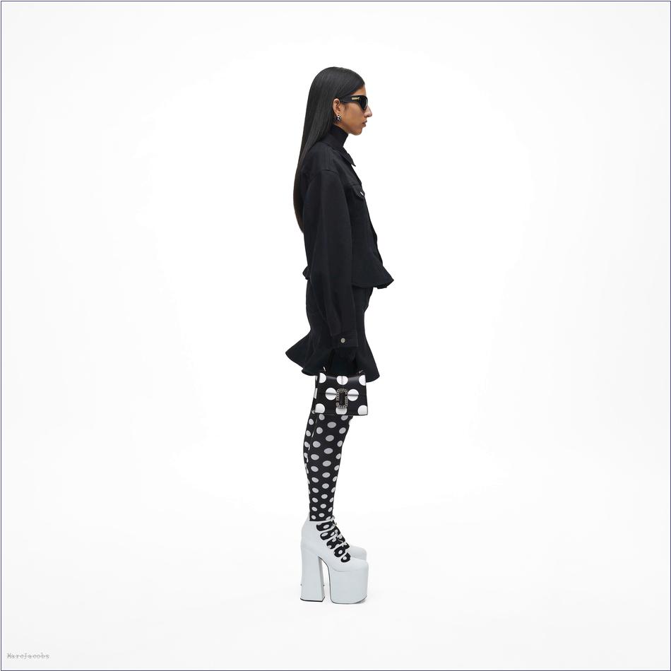  Marc Jacobs BLACK/WHITE MARCDOWN/View All Marcdown/The Spots St. Marc Mini Top Handle