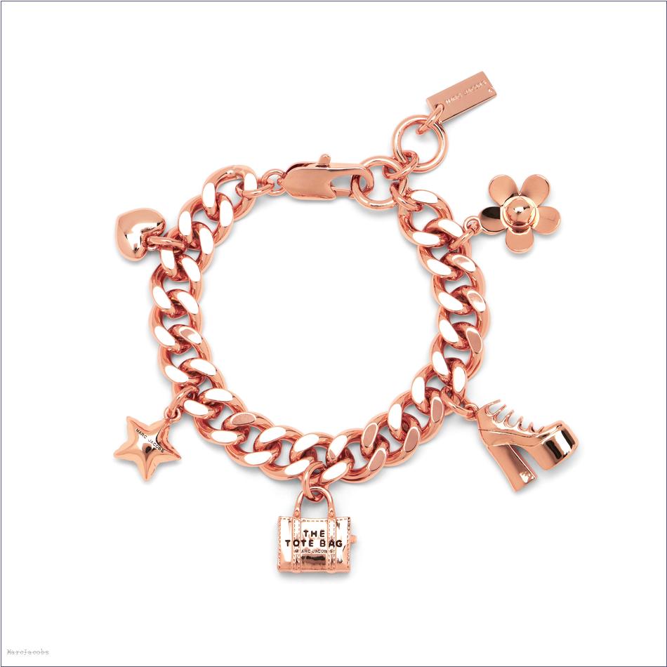  Marc Jacobs ANTIQUE ROSE GOLD Jewelry/View All Jewelry/The Mini Icon Charm Bracelet