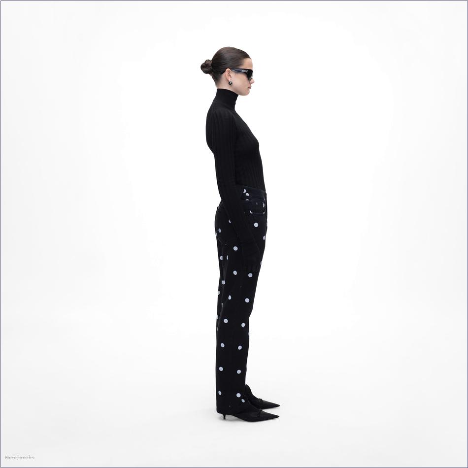  Marc Jacobs BLACK/WHITE The Spots Straight Jean