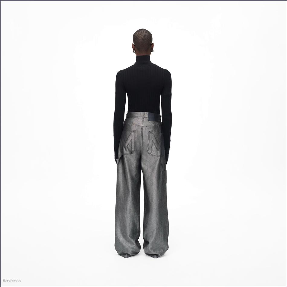  Marc Jacobs SILVER REFLECTIVE MARCDOWN/View All Marcdown/The Reflective Oversized Jeans