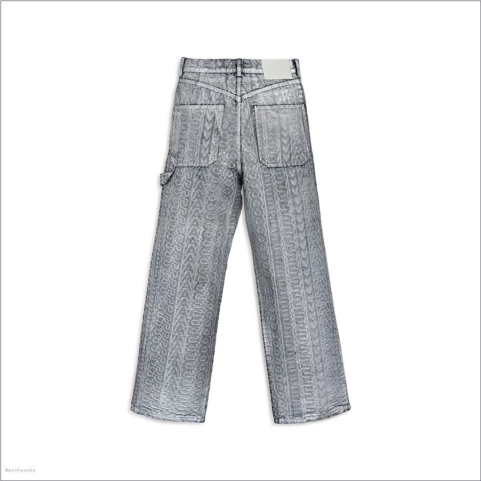  Marc Jacobs MATTE SILVER MARCDOWN/View All Marcdown/The Monogram Oversized Jean