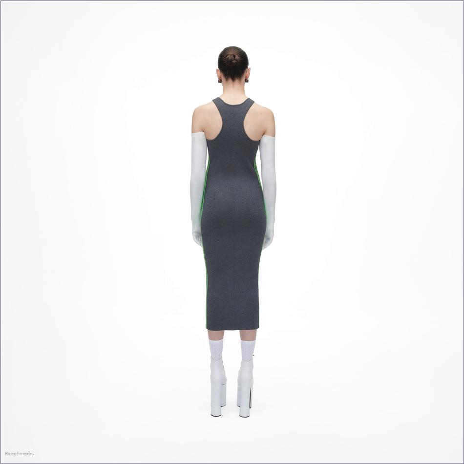  Marc Jacobs GUNMETAL/APPLE MARCDOWN/View All Marcdown/The Logo Racer Dress