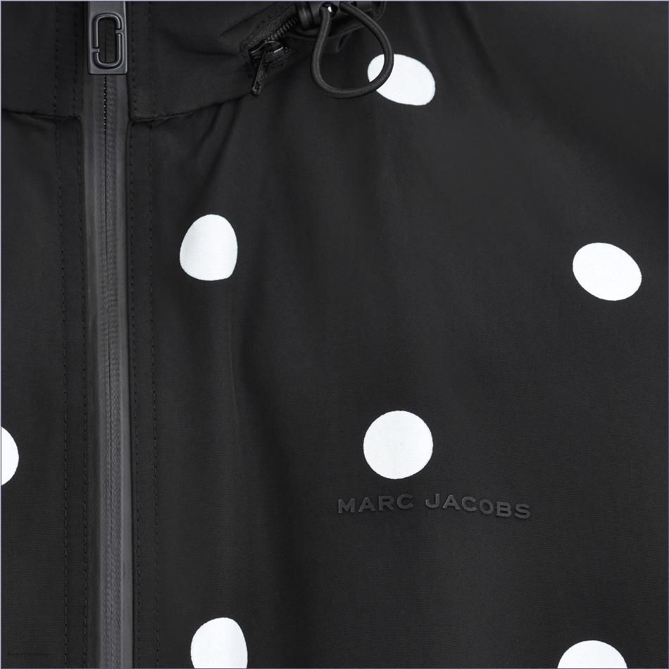  Marc Jacobs BLACK/WHITE MARCDOWN/View All Marcdown/The Spots Long Windbreaker