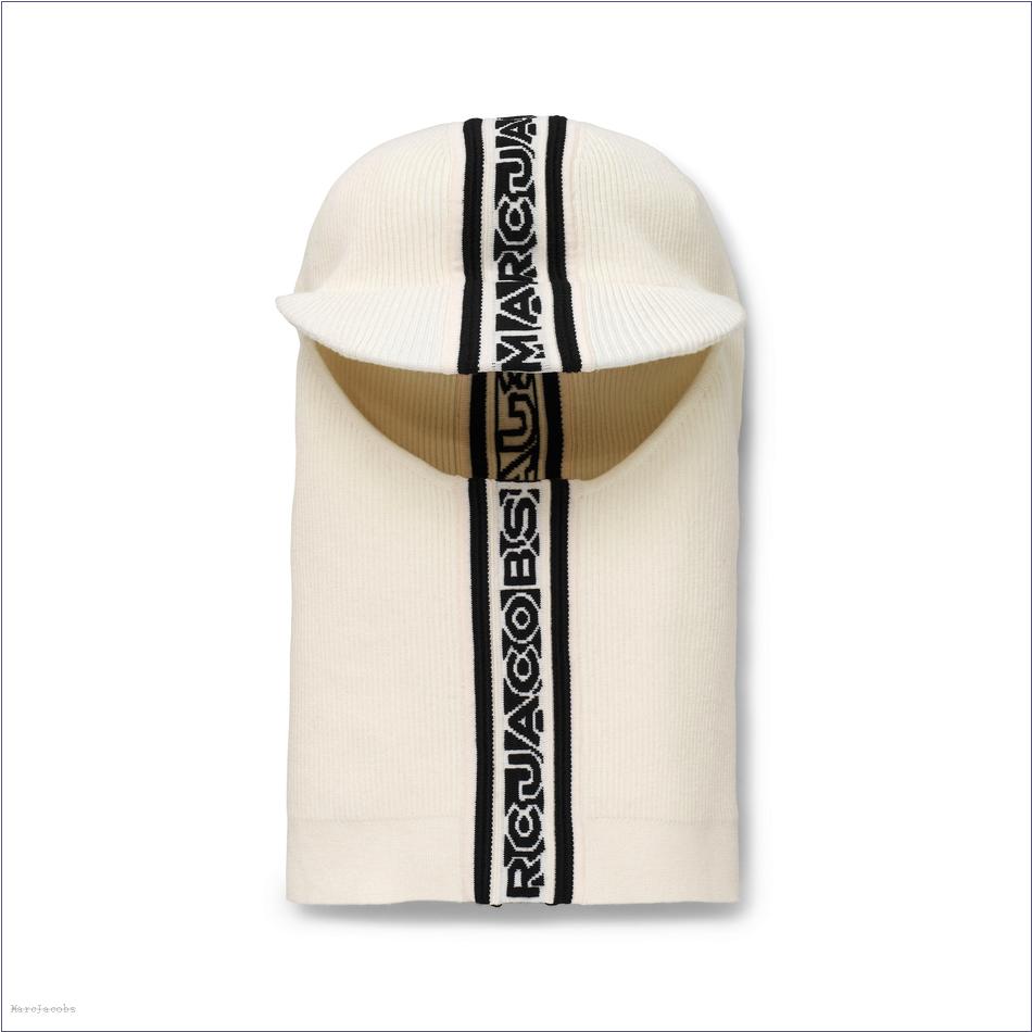  Marc Jacobs IVORY/BLACK MARCDOWN/View All Marcdown/The Brimmed Balaclava