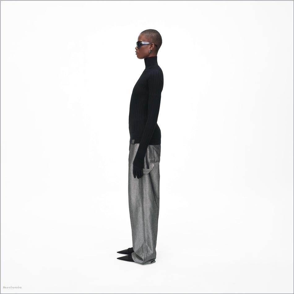  Marc Jacobs BLACK MARCDOWN/View All Marcdown/The Lightweight Ribbed Turtleneck