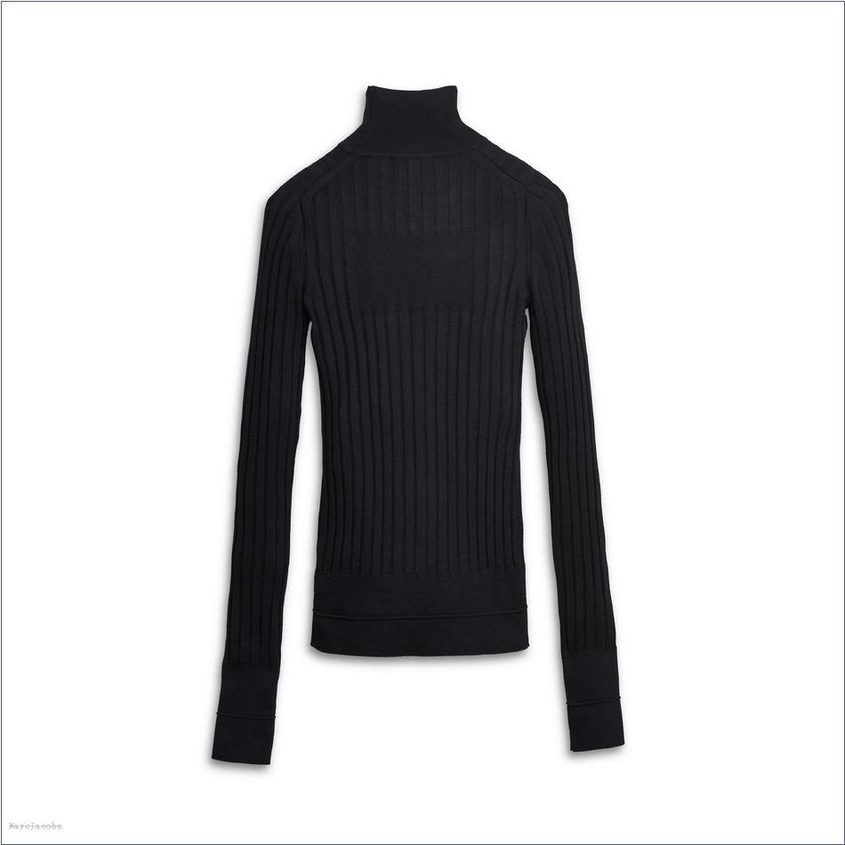  Marc Jacobs BLACK MARCDOWN/View All Marcdown/The Lightweight Ribbed Turtleneck