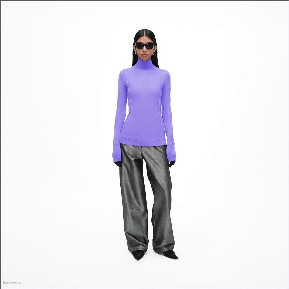  Marc Jacobs LAVENDER MARCDOWN/View All Marcdown/The Lightweight Ribbed Turtleneck