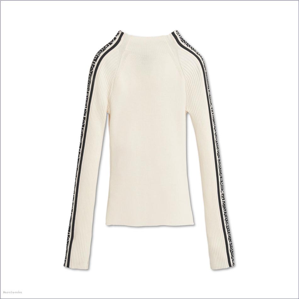  Marc Jacobs IVORY/BLACK MARCDOWN/View All Marcdown/The Raglan Logo Mockneck