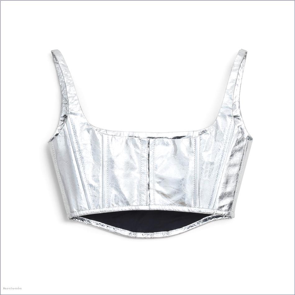  Marc Jacobs SILVER MARCDOWN/View All Marcdown/The Leather Bustier