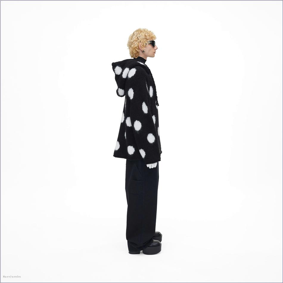  Marc Jacobs BLACK/WHITE MARCDOWN/View All Marcdown/The Brushed Spots Knit Hoodie