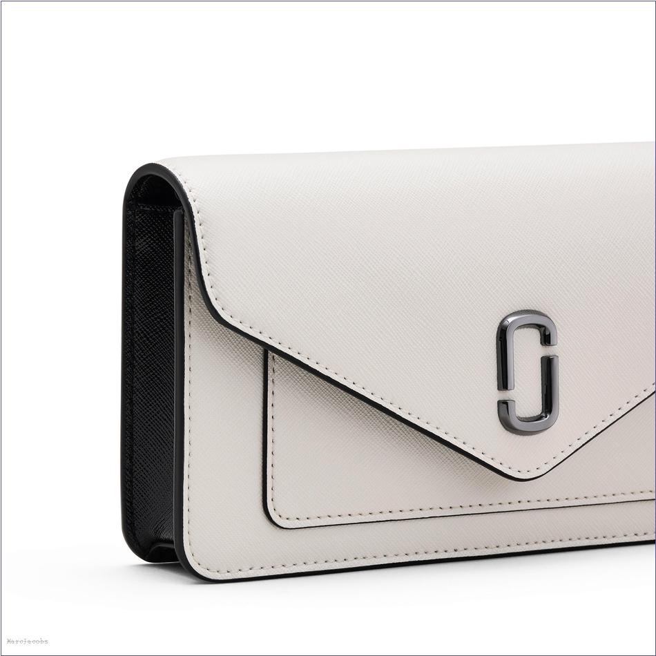  Marc Jacobs BLACK/WHITE WALLETS/View All Wallets/The Longshot Chain Wallet