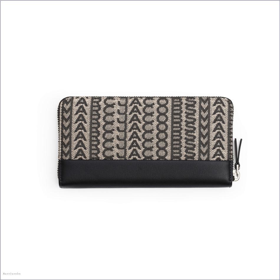  Marc Jacobs BEIGE MULTI MARCDOWN/View All Marcdown/The Monogram Jacquard Continental Wallet