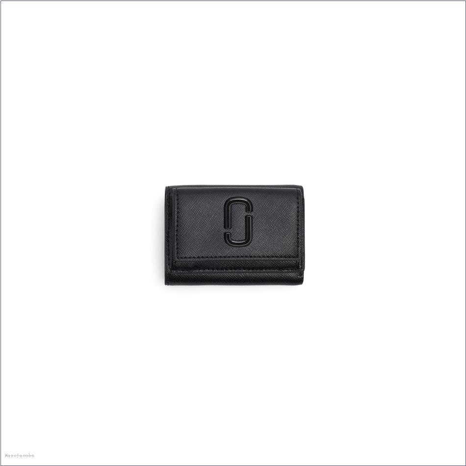  Marc Jacobs BLACK WALLETS/View All Wallets/The Utility Snapshot DTM Mini Trifold Wallet