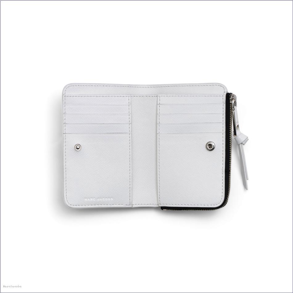  Marc Jacobs WHITE WALLETS/View All Wallets/The Utility Snapshot DTM Slim Bifold Wallet