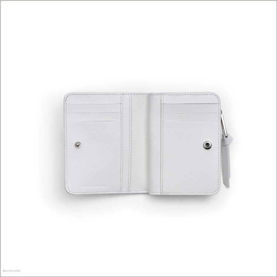  Marc Jacobs WHITE WALLETS/View All Wallets/The Utility Snapshot DTM Mini Compact Wallet