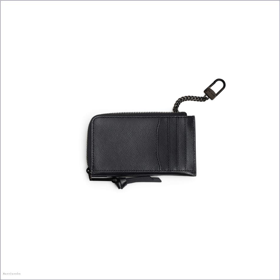  Marc Jacobs BLACK WALLETS/View All Wallets/The Utility Snapshot DTM Top Zip Multi Wallet