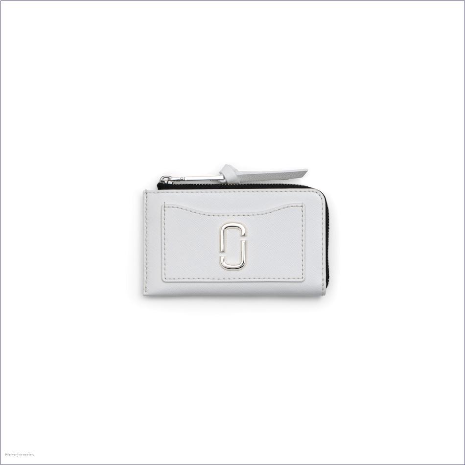  Marc Jacobs WHITE WALLETS/View All Wallets/The Utility Snapshot DTM Top Zip Multi Wallet