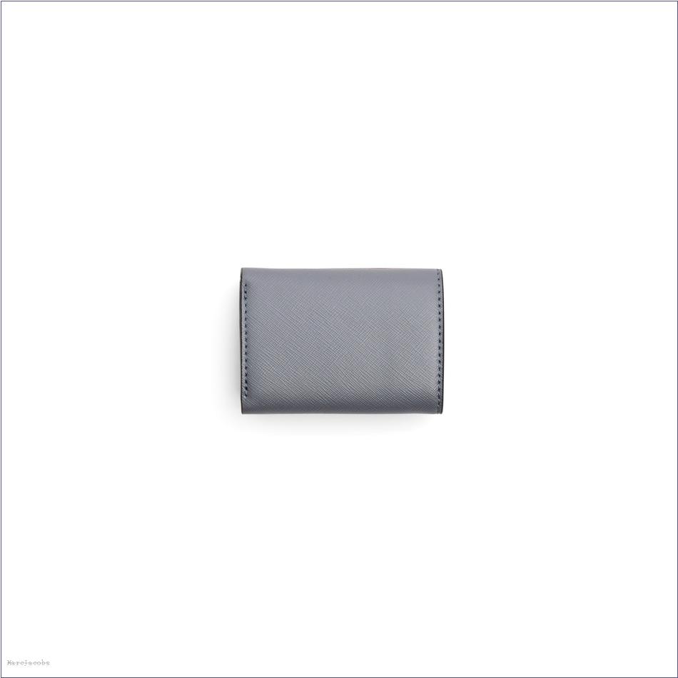  Marc Jacobs WOLF GREY MULTI WALLETS/View All Wallets/The Utility Snapshot Mini Trifold Wallet