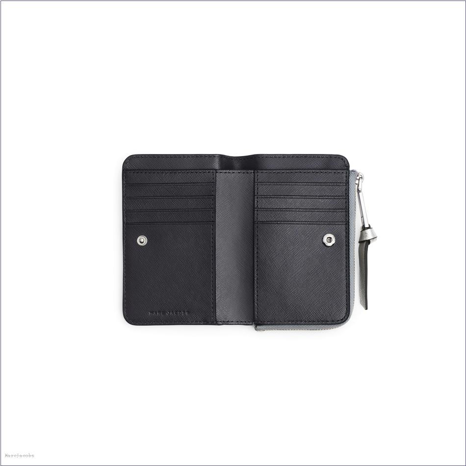  Marc Jacobs WOLF GREY MULTI WALLETS/View All Wallets/The Utility Snapshot Slim Bifold Wallet