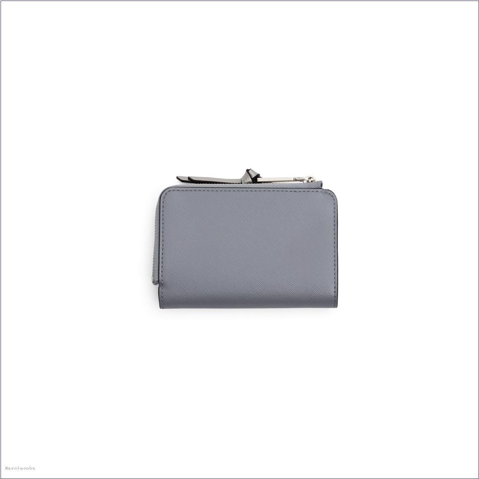  Marc Jacobs WOLF GREY MULTI WALLETS/View All Wallets/The Utility Snapshot Slim Bifold Wallet