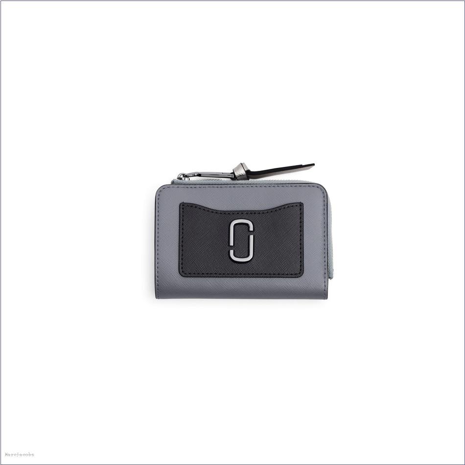  Marc Jacobs WOLF GREY MULTI WALLETS/View All Wallets/The Utility Snapshot Slim Bifold Wallet