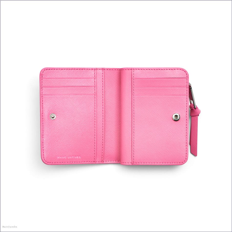  Marc Jacobs PETAL PINK WALLETS/View All Wallets/The Utility Snapshot Mini Compact Wallet