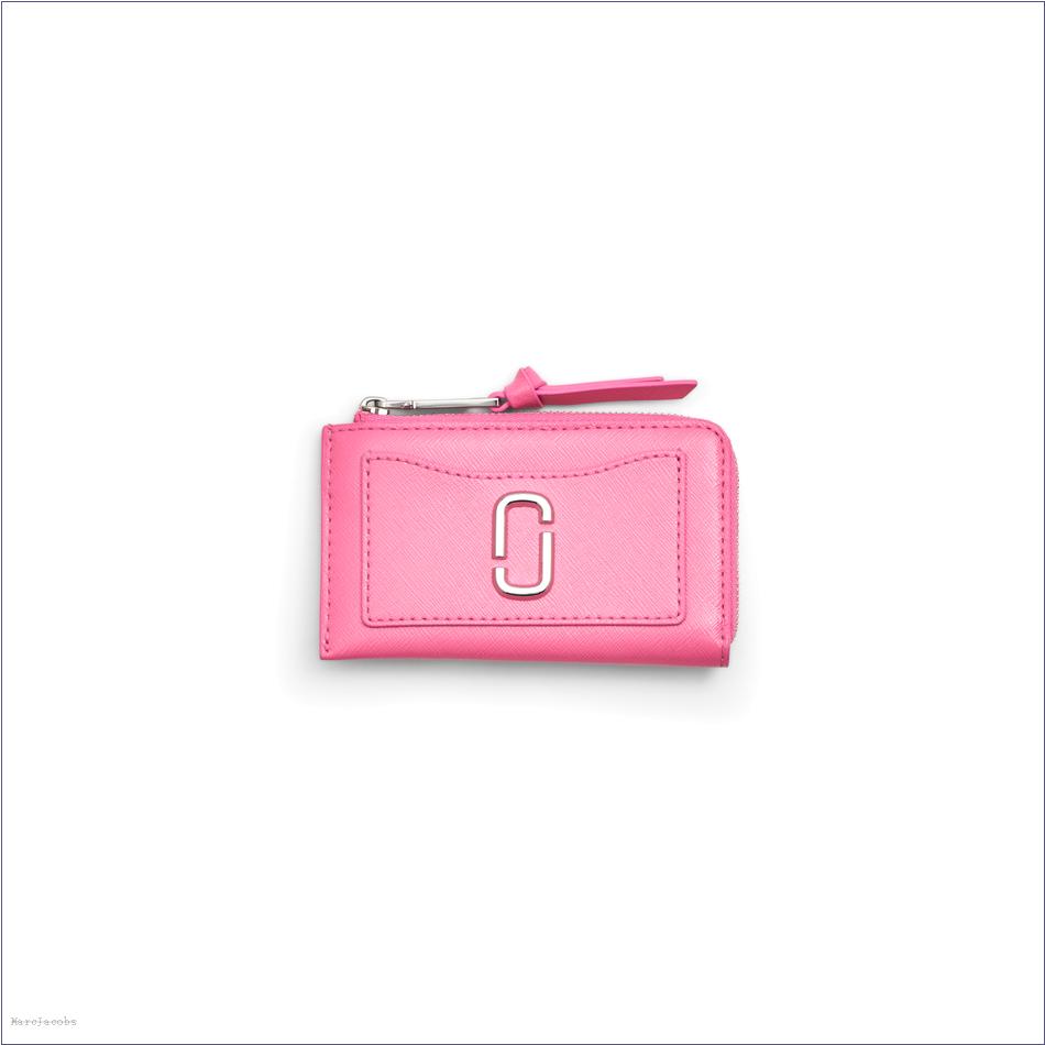  Marc Jacobs PETAL PINK WALLETS/View All Wallets/The Utility Snapshot Top Zip Multi Wallet