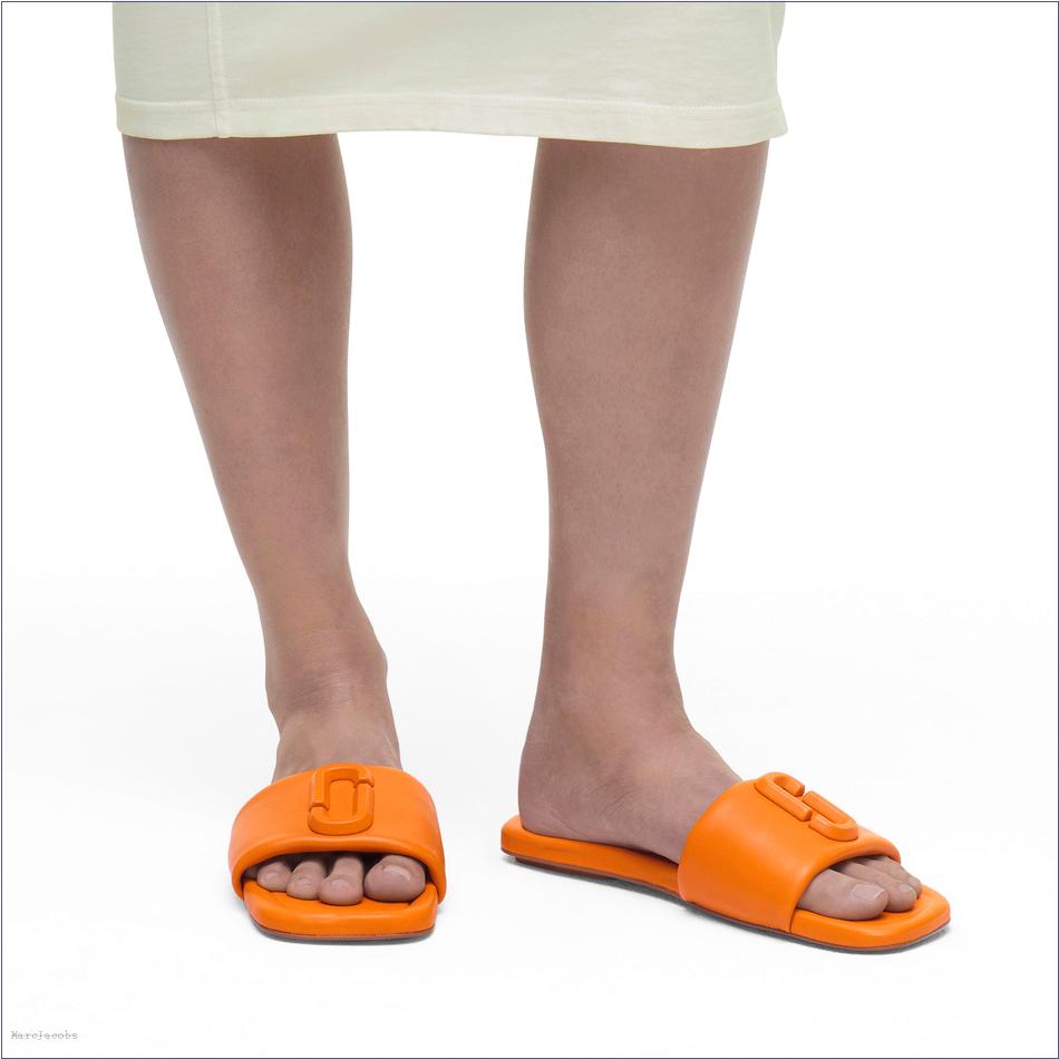  Marc Jacobs TANGERINE SHOES/Sandals/The J Marc Leather Sandal