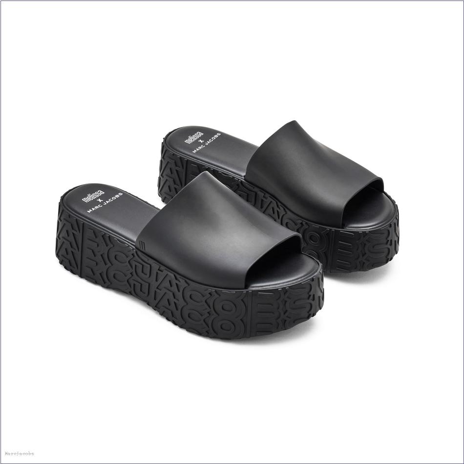  Marc Jacobs BLACK SHOES/View All Shoes/Melissa x Marc Jacobs Becky Platform Slide