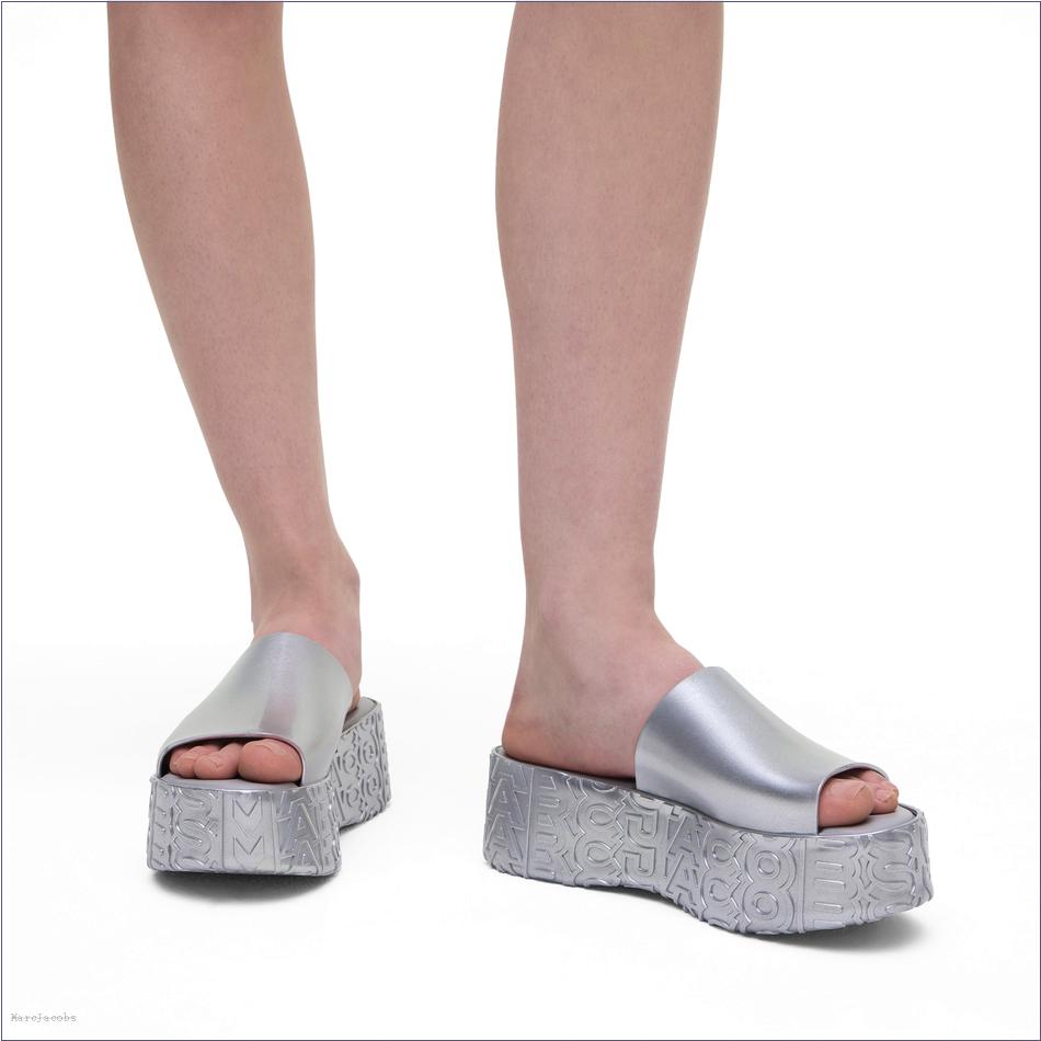  Marc Jacobs SILVER SHOES/View All Shoes/Melissa x Marc Jacobs Becky Platform Slide