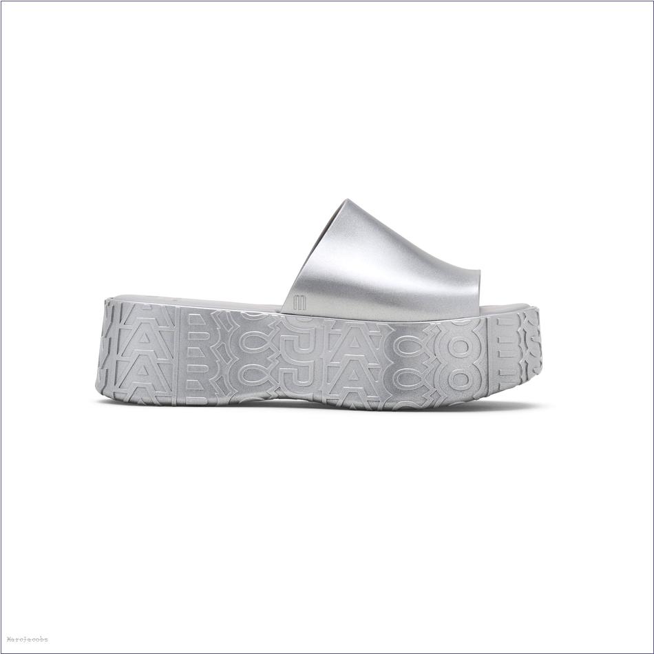  Marc Jacobs SILVER SHOES/View All Shoes/Melissa x Marc Jacobs Becky Platform Slide