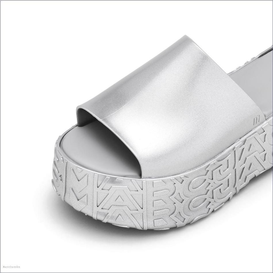  Marc Jacobs SILVER SHOES/View All Shoes/Melissa x Marc Jacobs Becky Platform Slide