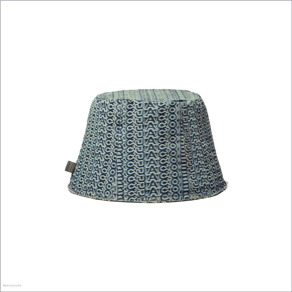  Marc Jacobs SUN FADED DENIM MARCDOWN/View All Marcdown/The Washed Monogram Denim Bucket Hat