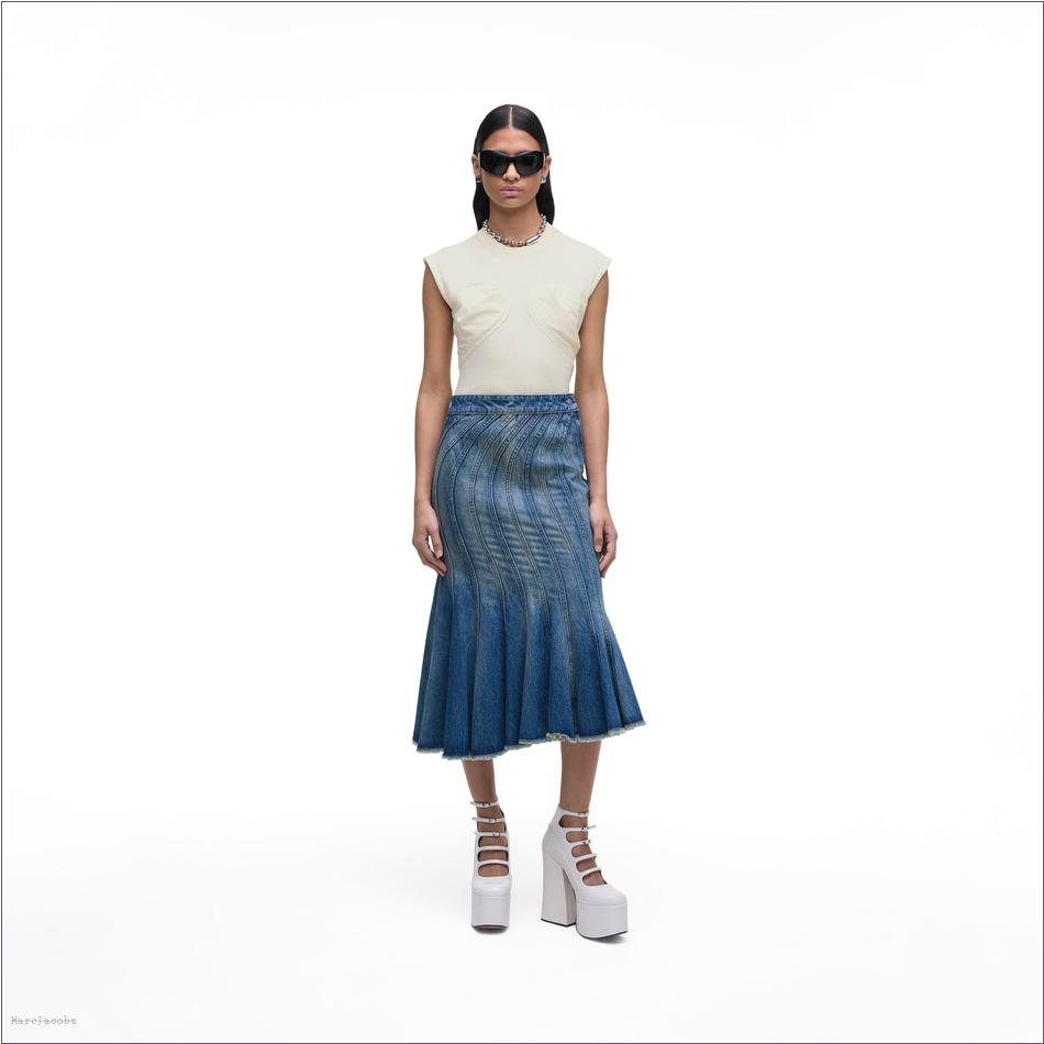  Marc Jacobs SWELL DENIM MARCDOWN/View All Marcdown/The Wave Denim Skirt