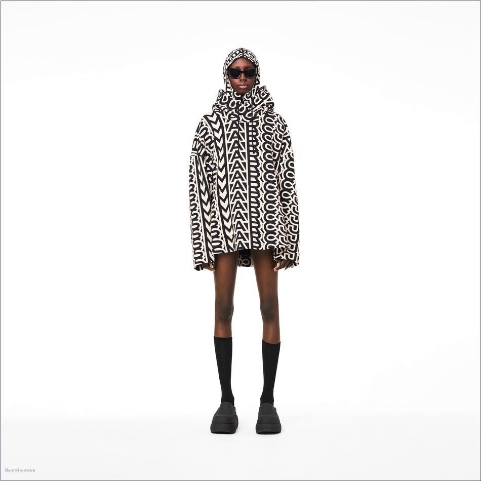  Marc Jacobs BLACK/IVORY Ready To Wear/View All Ready To Wear/The Monogram Oversized Hoodie