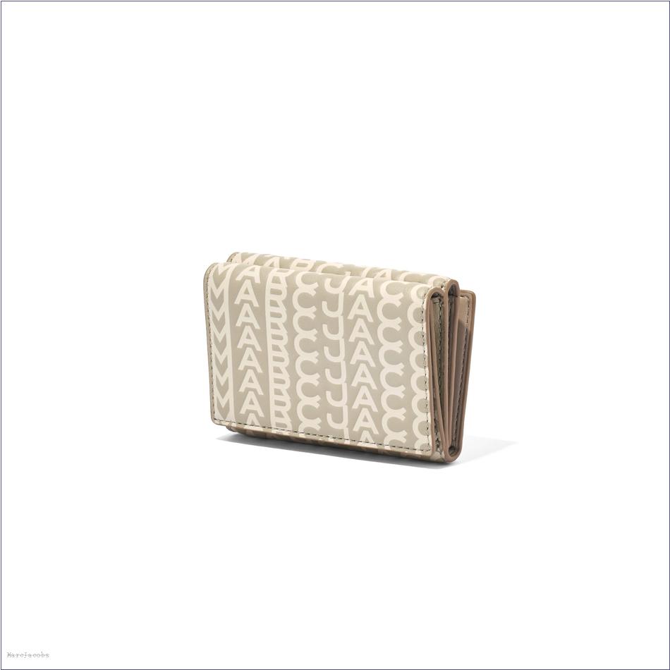  Marc Jacobs KHAKI MARCDOWN/View All Marcdown/The Monogram Medium Trifold Wallet