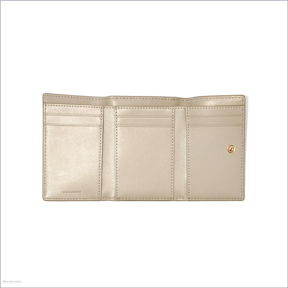  Marc Jacobs KHAKI MARCDOWN/View All Marcdown/The Monogram Medium Trifold Wallet