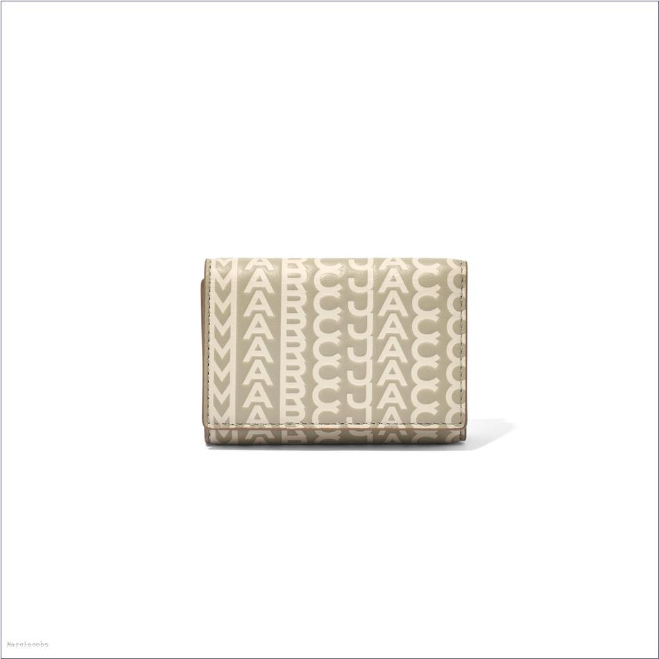  Marc Jacobs KHAKI MARCDOWN/View All Marcdown/The Monogram Medium Trifold Wallet