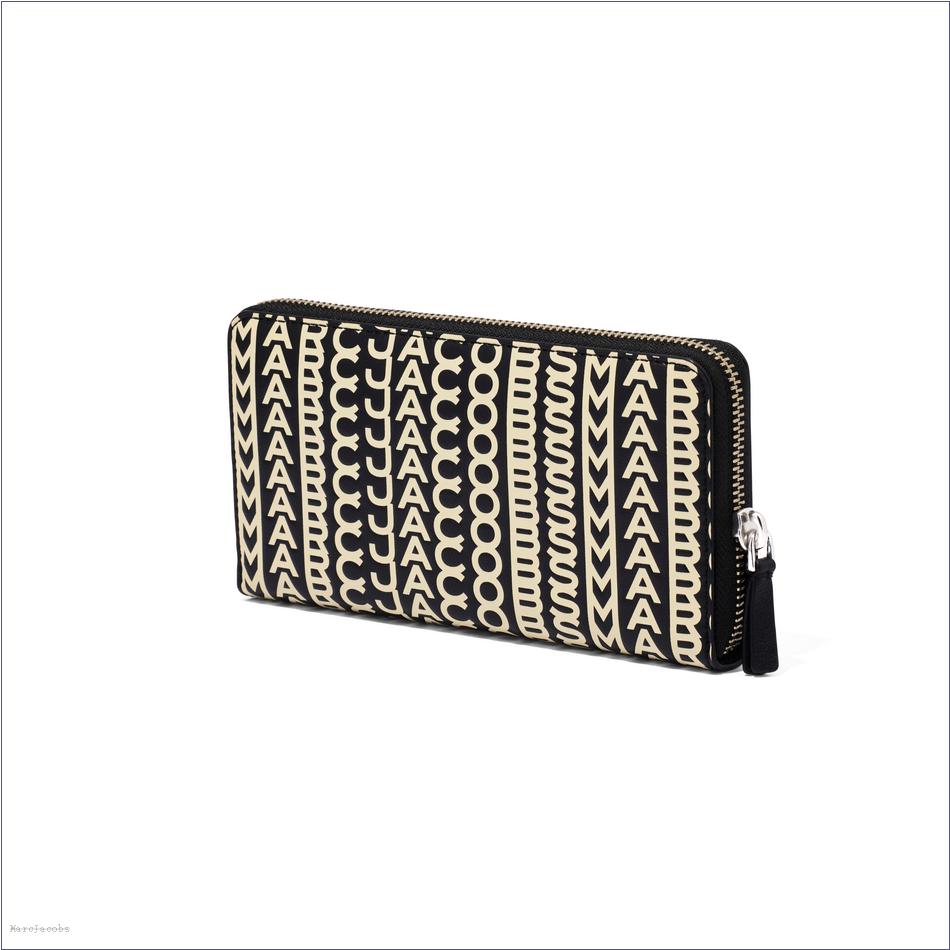  Marc Jacobs BLACK/WHITE MARCDOWN/View All Marcdown/The Monogram Continental Wallet